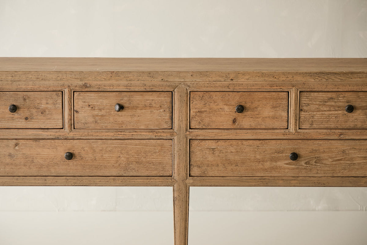 Copa 6-Drawer Console - Natural