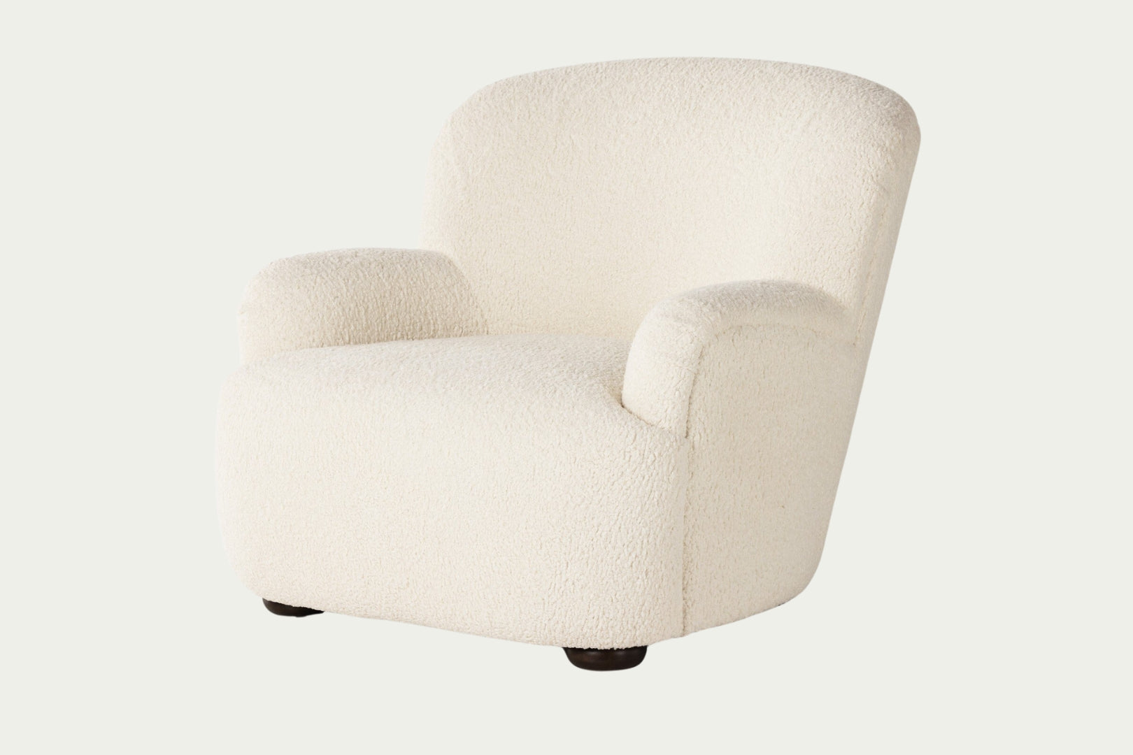 Cream teddy sheepskin occasional chair