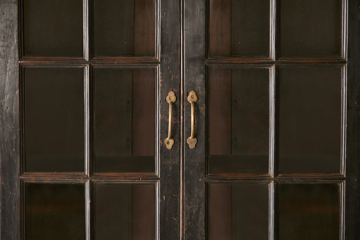 Vintage Two-Part Teak Cabinet T.033