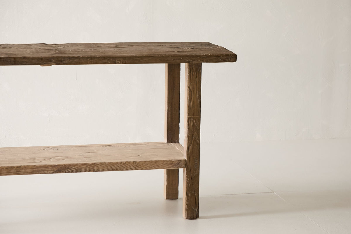 Vintage Pine Console Table - Circa 1945
