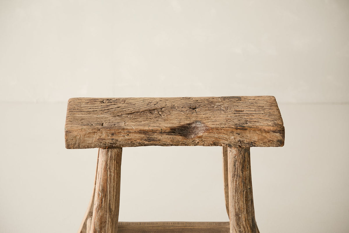 Vintage Elm Stool AF.026