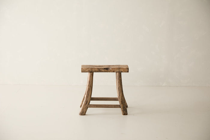 Vintage Elm Stool AF.026
