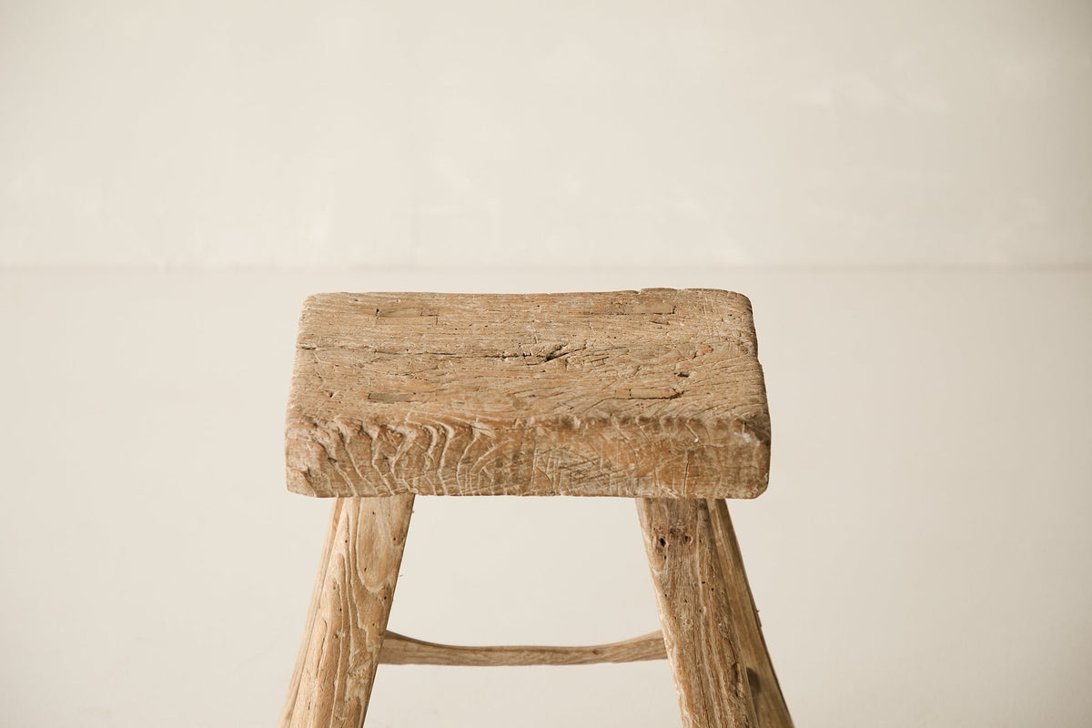 Vintage Elm Stool AF.031