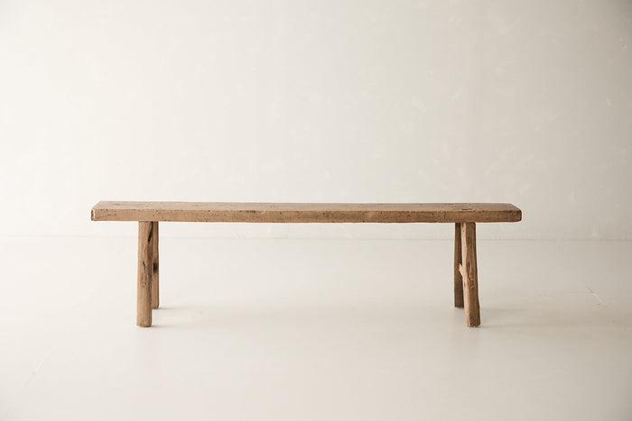 Vintage Elm Bench AH.010 - Circa 1945