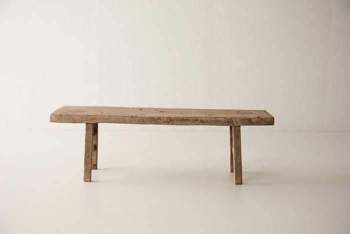 Vintage Elm Bench AH.012 - Circa 1945