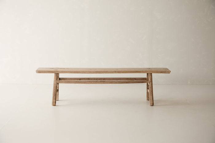 Vintage Elm Bench AH.013 - Circa 1945