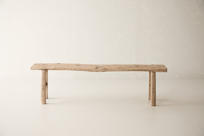 Vintage Elm Bench AH.015 - Circa 1945