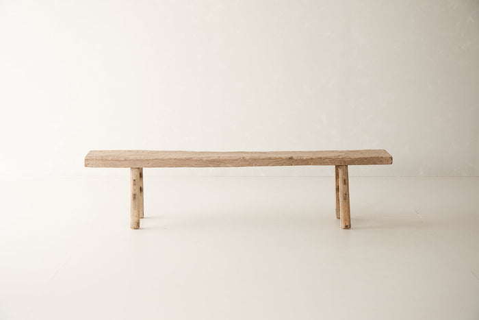 Vintage Elm Bench AH.019 - Circa 1945
