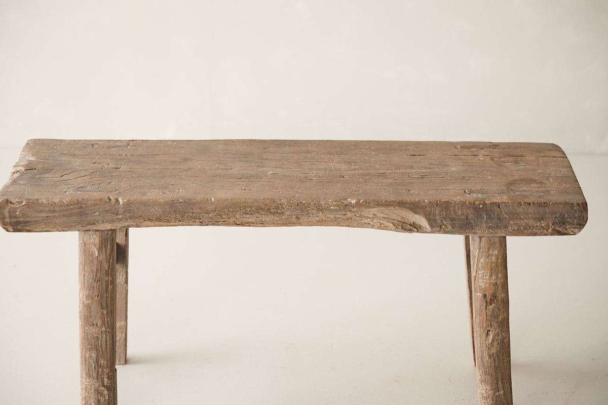 Vintage Elm Bench AH.023 - Circa 1945