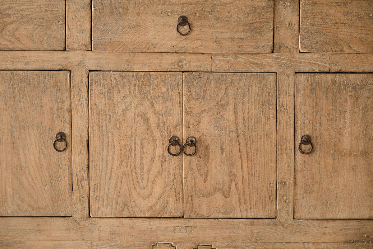 Vintage 4-Door Pine Sideboard AH.107 - Circa 1945