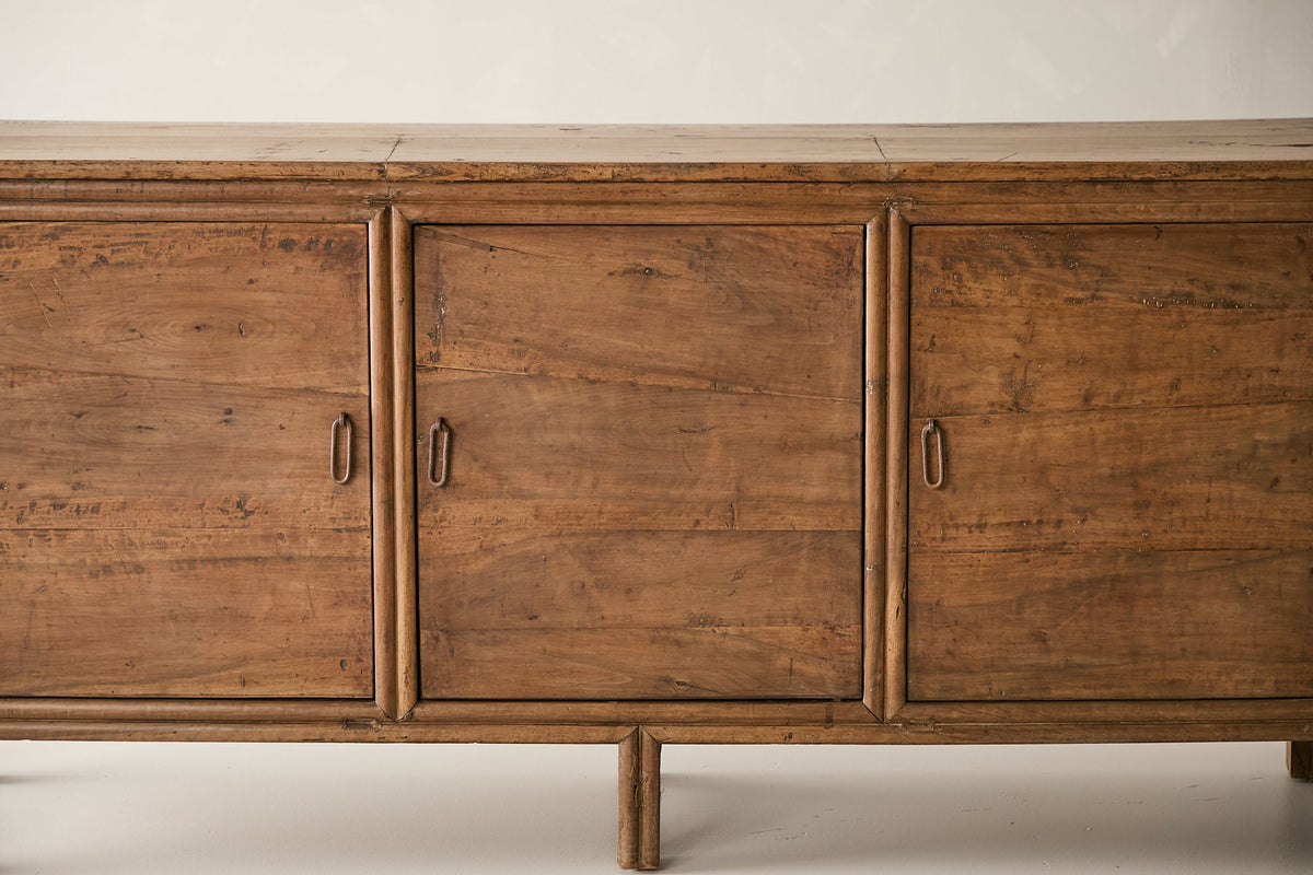 Vintage 3-Door Walnut Sideboard AH.111 - Circa 1905