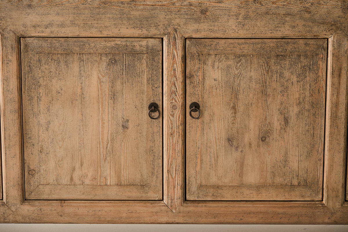 Reclaimed 4-Door Pine Sideboard AH.112