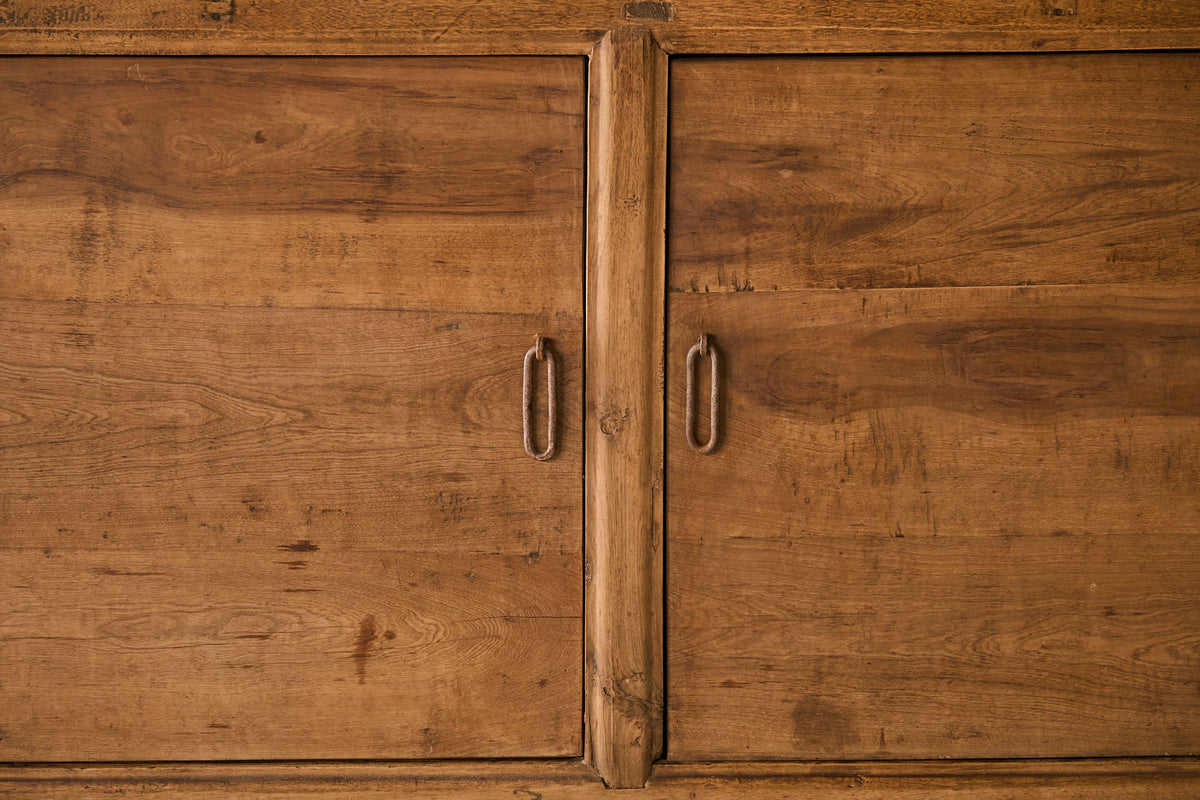 Vintage 3-Door Walnut Sideboard AH.115 - Circa 1875
