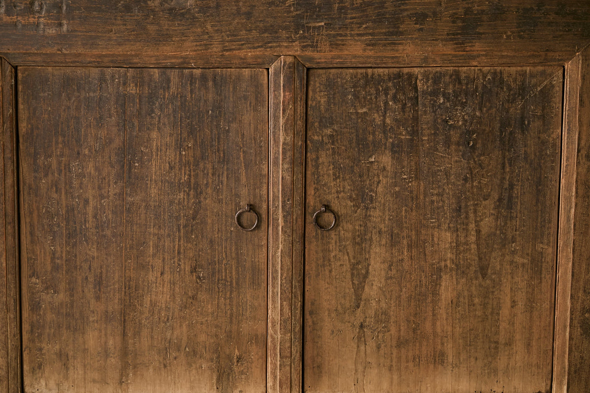 Vintage 4-Door Elm Sideboard AH.120 - Circa 1925