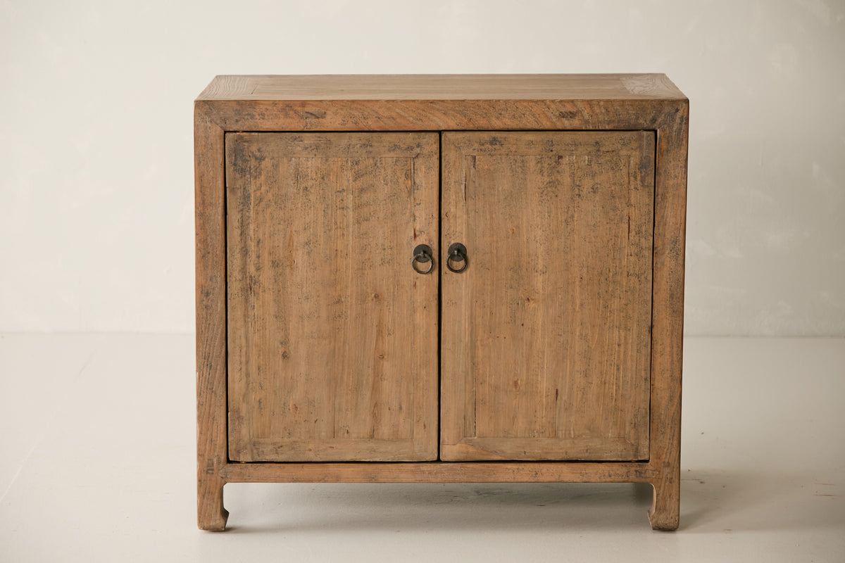 Vintage Solid Pine 2-Door Sideboard - Circa 1945 No. J13