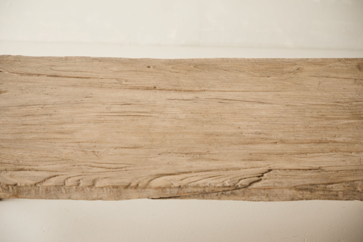 Vintage Solid Fruitwood Coffee Table - Circa 1955 No. J21