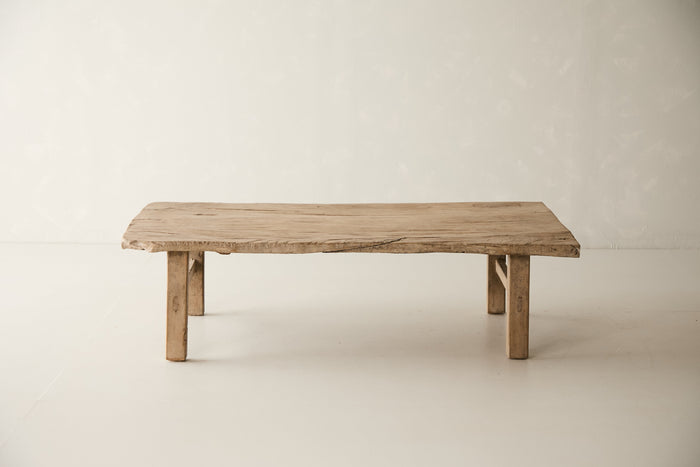 Vintage Solid Fruitwood Coffee Table - Circa 1955 No. J21