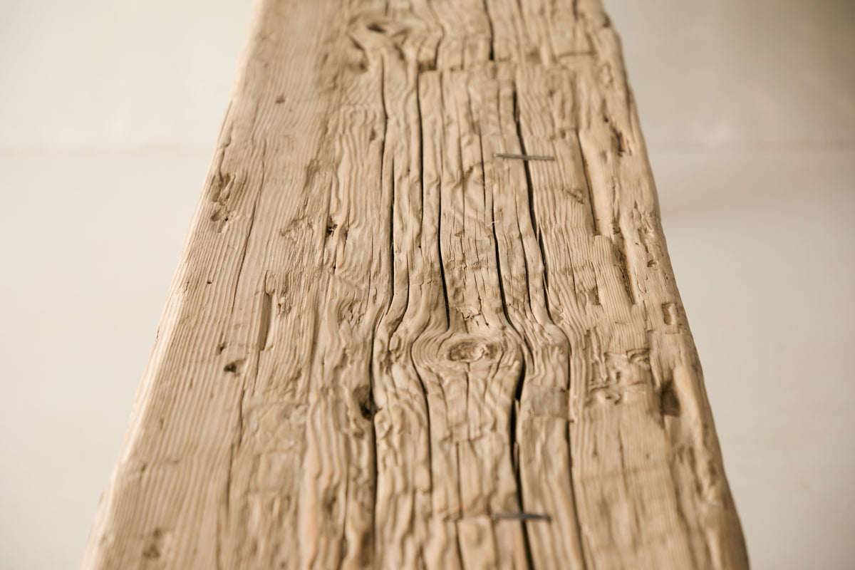 Reclaimed Solid Pine Beam Console No. J30