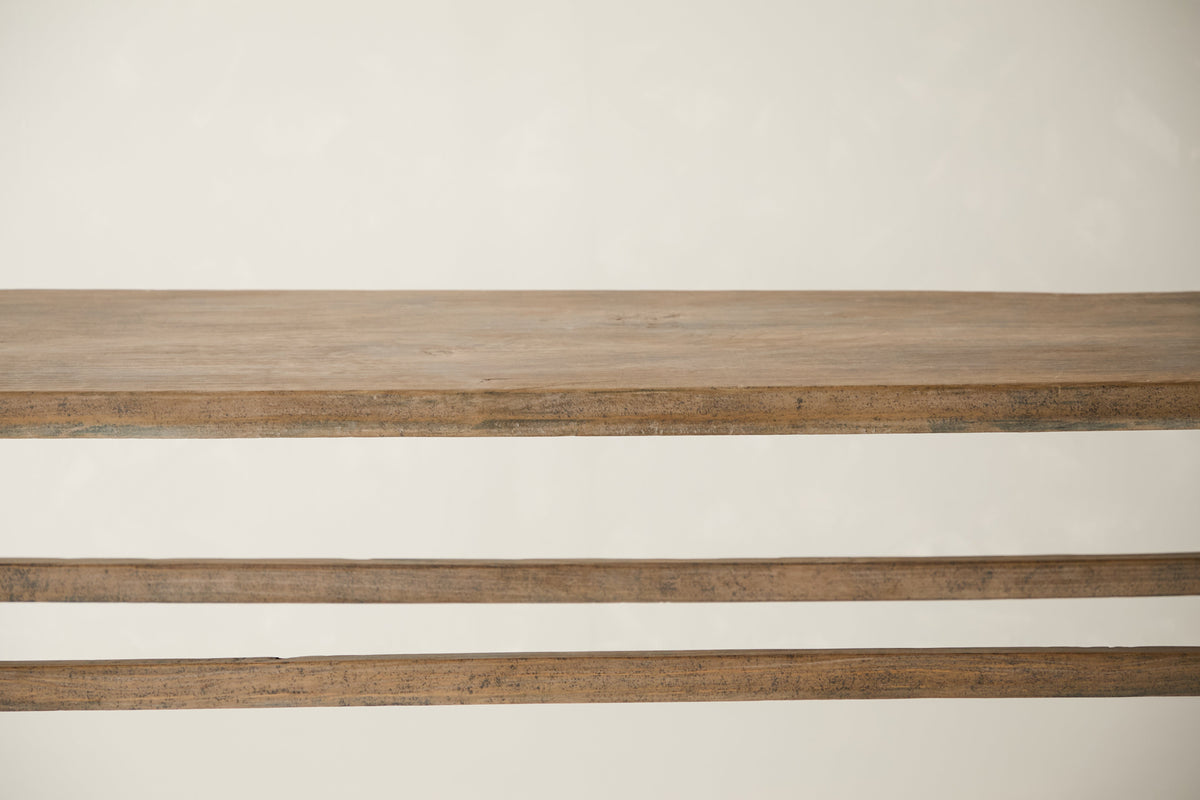 Vintage Solid Poplar Console - Circa 1945 No. J50