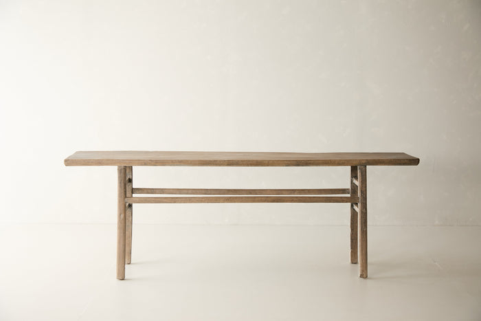 Vintage Solid Poplar Console - Circa 1945 No. J50