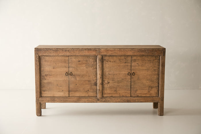 Antique Solid Walnut 4-Door Sideboard - Circa 1925 No. J83