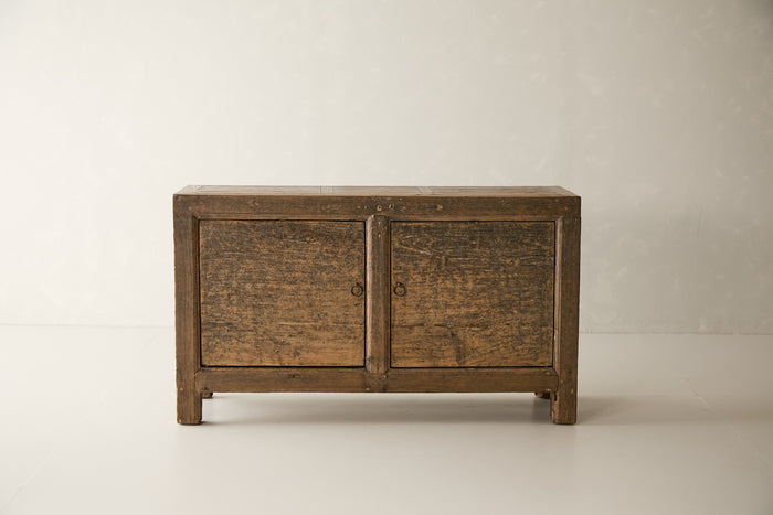 Vintage Solid Elm 2-Door Sideboard - Circa 1945 No. J86