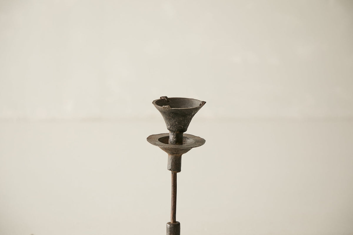 Vintage Cast-Iron Candlestand - 20"