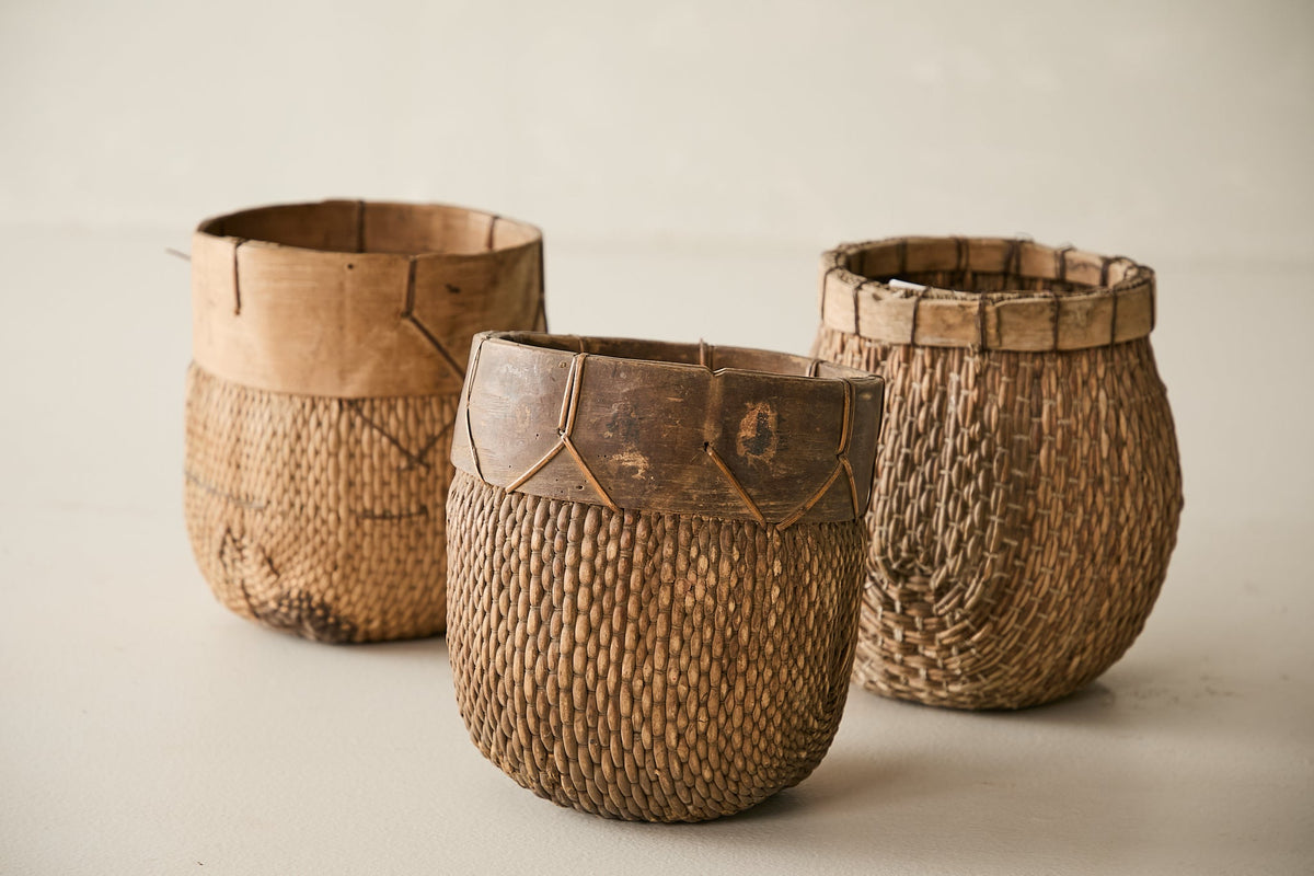 Vintage Willow Basket - Circa 1945