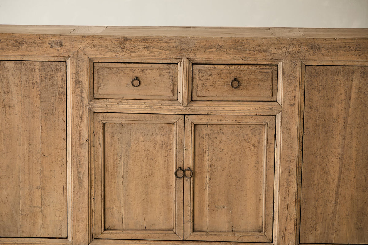 Vintage Elm 6-Door Sideboard - Circa 1905 No. M55