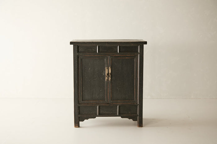Vintage Solid Black Lacquer Cabinet No. N30 - Circa 1925
