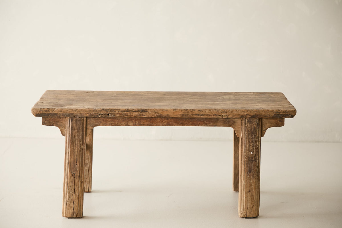 Vintage Solid Elm Coffee Table No. N32 - Circa 1945