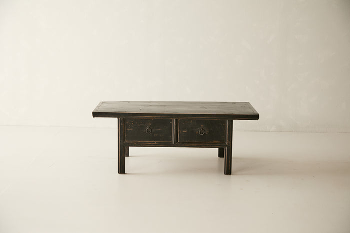 Vintage Solid 2-Drawer Coffee Table No. N36 - Circa 1945