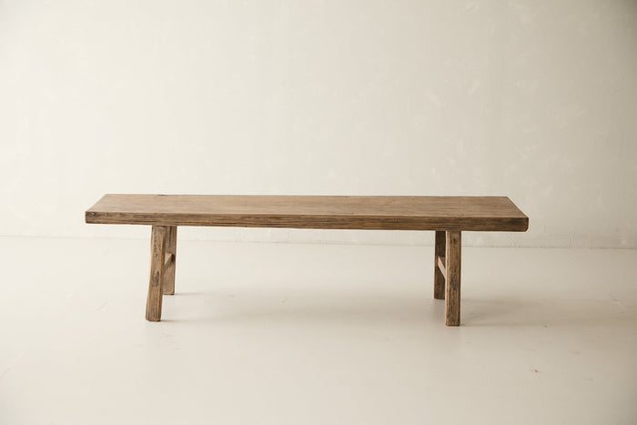Vintage Solid Walnut Bench No. N42 - Circa 1945