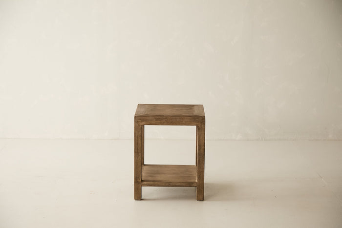 Capri Side Table - Aged Brown