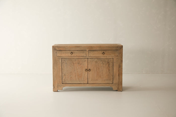 Vintage Solid Elm 2-Drawer Sideboard No. N98 - Circa 1945