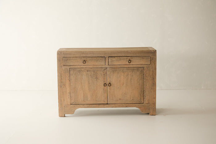 Vintage Solid Elm 2-Drawer Sideboard No. N99 - Circa 1945