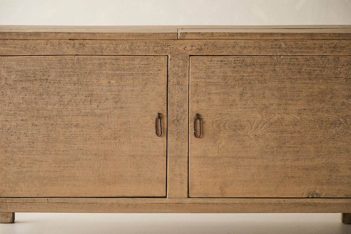 Vintage Solid Pine 2-Door Sideboard No. N106 - Circa 1965