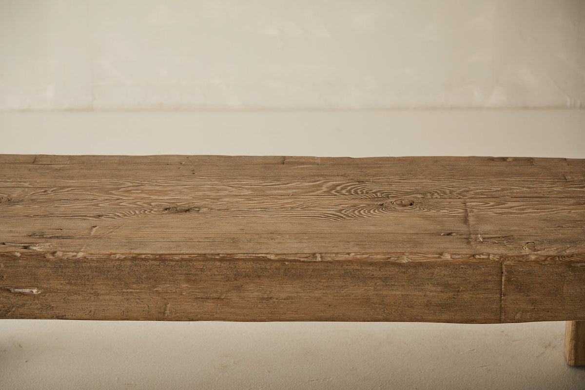 Reclaimed Solid Pine Bench No. O21