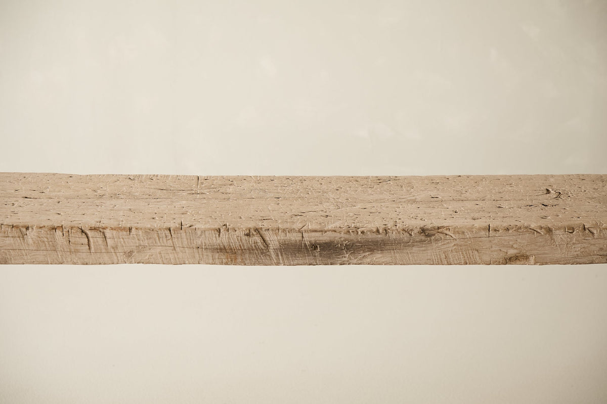 Vintage Solid Elm Bench - Circa 1945 No. O23