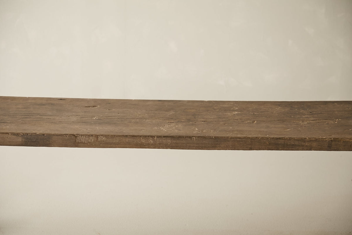 Vintage Solid Elm Bench - Circa 1945 No. O27