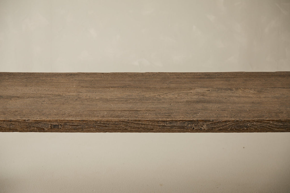 Vintage Solid Elm Bench - Circa 1945 No. O29
