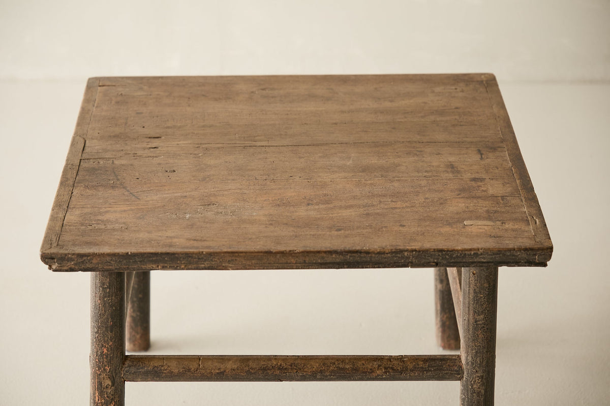Vintage Solid Elm Coffee Table - Circa 1945 No. O35