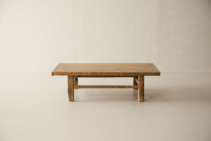 Vintage Solid Fruitwood Coffee Table - Circa 1945 No. O40