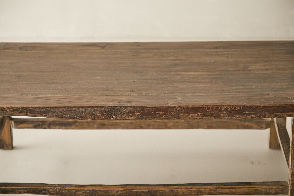 Vintage Solid Fruitwood Coffee Table - Circa 1945 No. O41