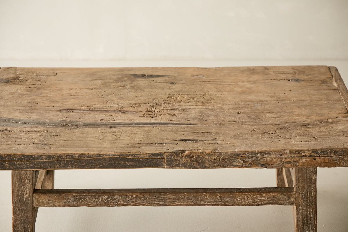 Vintage Solid Fruitwood Coffee Table - Circa 1945 No. O49