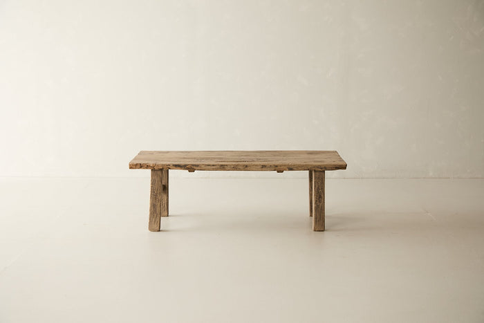 Vintage Solid Fruitwood Coffee Table - Circa 1945 No. O50