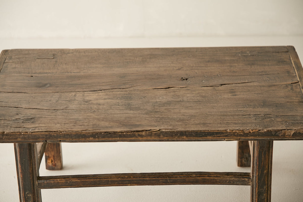 Vintage Solid Elm Coffee Table - Circa 1945 No. O53