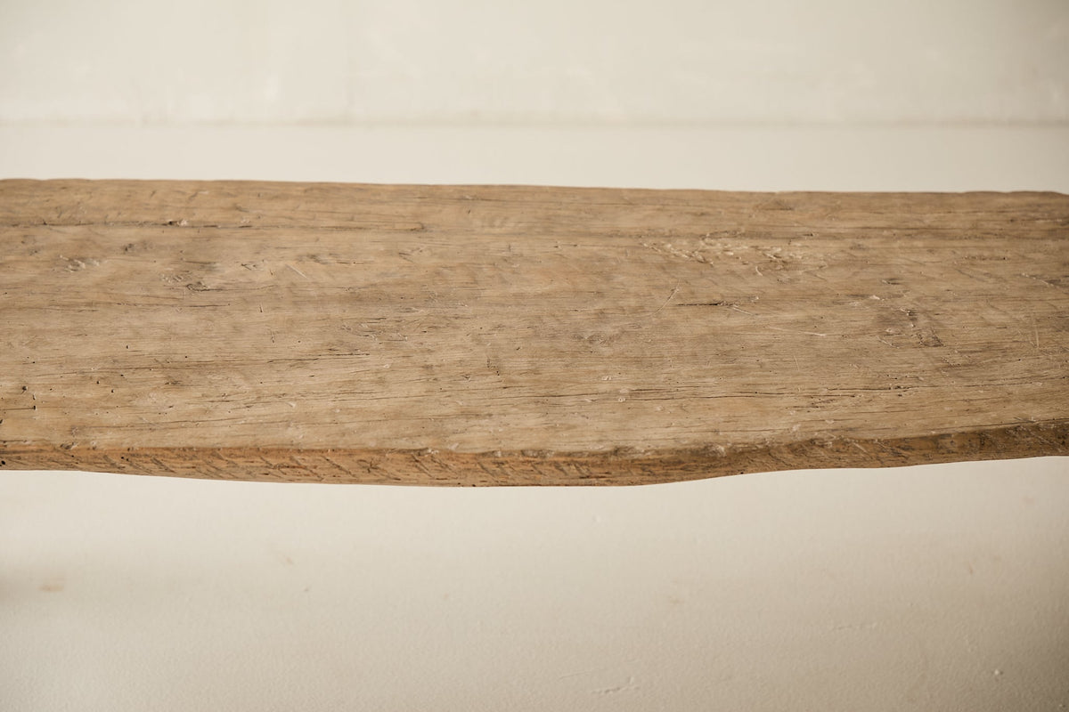 Vintage Solid Elm Coffee Table - Circa 1945 No. O61