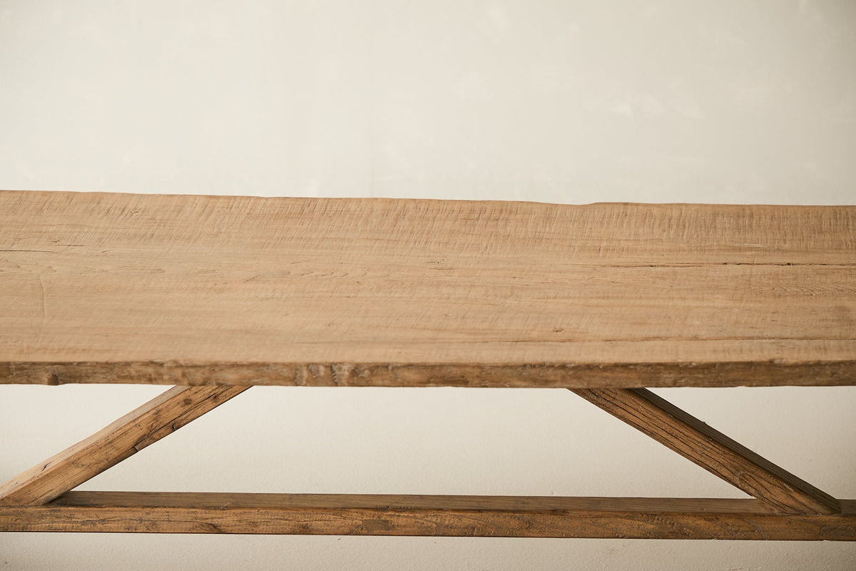 Reclaimed Solid Elm Coffee Table No. O63