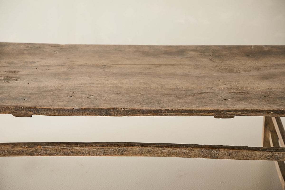 Vintage Solid Elm Coffee Table - Circa 1945 No. O66